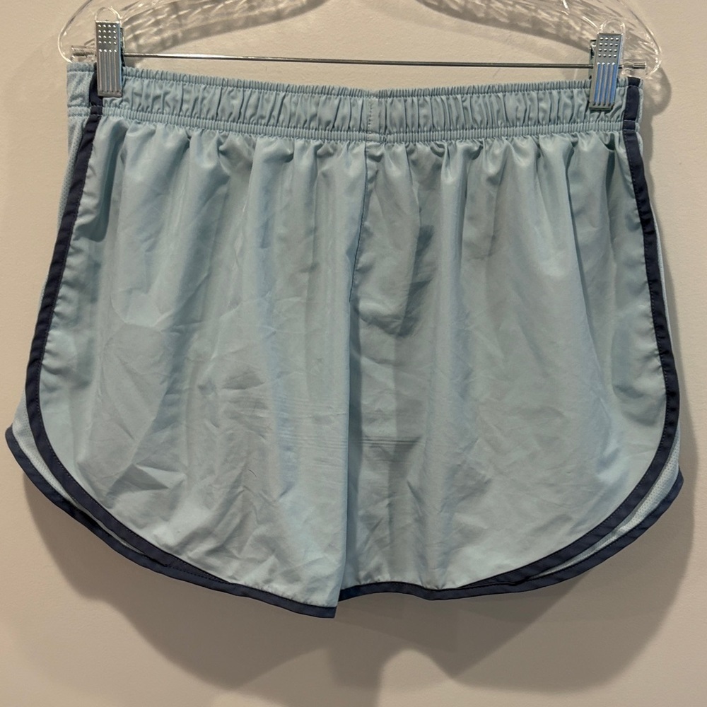 Nike Women's Sky Blue Athletic Shorts - Picture 7 of 7